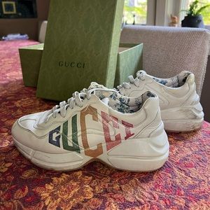 Gucci Glitter Rhyton Sneakers